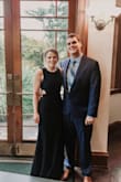 This dress is so flattering. I ordered it for a black tie wedding. It is true to size and is a little long (I'm only 5'2) but with some 1.5" platforms, I didn't have to get it tailored. I also washed it as directed before wearing and the material looks just as it did when it arrived and no shrinking occurred. Beautiful classic dress! - Brittany S.
