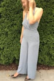 I had a hard time finding an outfit to wear for a formal wedding that I would be able to wear again in a non-wedding setting. Jumpsuits are in! And especially if you're tall like me, they are the perfect fit! The material of this jumpsuit is perfect and makes it a great option for a formal dinner or wedding but I know I will be rocking this on an evening out or even to the local flea market! It's a great addition to my closet and it should be added to yours! (So many compliments!!) - Mikayla L.