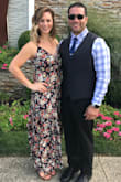 I loved this dress! The slit was a little high for my comfort so I just pinned it with a black safety pin. The snap button in the chest kept popping open, so I just pinned that too, which was no problem at all. Other than those two minor things, I loved it! It was super light-weight, flowy and comfy! - Monica F.