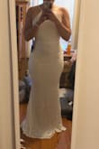 I really love the fit of this dress, and the price was hard to beat! I might use it for engagement photos or just to have a white dress for wedding related parties! - Katherine K.