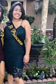 The fit was hands down AMAZING!!! The dress suited my body just perfectly! I thought the dress was going to look weird because of my height, but it didn't and I was surprised. I did go bra-less with the dress and it looked better that way rather than with a bra. With a whole night of dancing I was extremely comfortable.. I didn't want to take my dress off!!! - Johanna E.