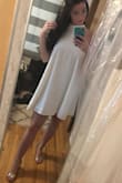 Bought this dress for my wedding rehearsal dinner. I was worried it wasn't gong to be long enough but it fits perfectly. - Alex H.