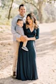 I am a newer mom so my body is not what it was before I got pregnant and this dress made me feel a million bucks! My mother in law said it was very "becoming" on me. It hugged me just right and was so comfortable, I wanted to sleep in it! I wore this dress for family photos and it was perfect. I highly recommend this dress for any occasion! - Brittany V.