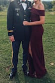 Bought this dress for a military ball and I LOVE IT! I'm smaller in the top so it was a little big but I knew it would be. Length was perfect with a 3" heel. - Georgia G.