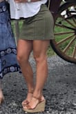 I ordered this skirt hoping that it would fit me. I'm short and skirts don't always work, and free people usually runs pretty small. IT FIT PERFECT! I got so many compliments! If you're reading this it means you're interested in the skirt and this is your sign to buy it! - Courtney B.