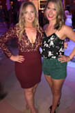I wore this dress out in Vegas and got SO many compliments! It has clips on the front if you don't want as much cleavage to show which was nice. The length on the dress was perfect also. I can't wait to wear this dress again! - Holly R.