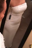 Really beautiful dress. True to size. Material is stretchy - MARILYN C.