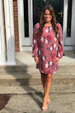 This dress is perfect to wear for a nice night out or to work! I absolutely am in love with it. - Heidi V.