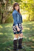 I just wore this dress for the first time today and love it.  Paired it with a pair of brown knee high boots.  It's about 2" above the knee and has a bit of a boxy, but cute look it it.  This will become a work/ casual date night staple. - Peter M.