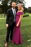 I got this dress for a family wedding and while it might have been a bit on the formal side for the event, the color was vibrant, the fit was comfortable, and I got many compliments. I read all of the comments and originally ordered the dress in a large, but ended up sizing down to a medium once I tried it on. I have thinner arms, but I could see that they would tight. - Tess C.
