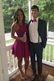 Loved this dress and ordered to wear to a late summer wedding! It fit perfectly and I love the back! The color was beautiful. Super comfortable and fun to dance it. Will probably order again in a different color. - Annemarie C.