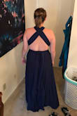 I ordered this dress for my family pictures and I love it. I love that you can change the top to different styles depending on the event. If you are thinking about buying this dress, I would highly recommend it. The material is high quality and worth the money. Also, very comfortable. The length is perfect, which I was worried about being that most dresses are meant for taller women. I also was between a small-medium and ended up getting the small which is perfect! I definitely don't regret my purchase and will be ordering from Lulus again! - Lindsee B.