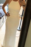 I absolutely love this dress! The lace is gorgeous and it is heavier than I was expecting. I cannot wait to wear it. We have zero plans for our wedding but I couldn't not buy this dress. - Danielle W.