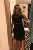 I'm obsessed with this dress!!! It has stretch but is also so form fitting and flattering! - Kyra W.