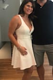 Wore this dress for my backyard wedding party. Fit perfect and was very comfortable. - Suzanne T.
