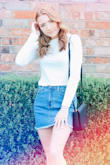 This top is super lightweight & super cute! I bought it in the white color and it is a bit see through but you can easily put a white tube top under it! Totally recommend. It can be dressed up or down, depending on the occasion. - Brittany L.