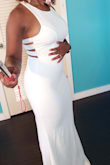Super cute but runs small. I'm petite, athletic, & curvy. I should have gotten a medium, but it's a sexy dress. - Chiquilla