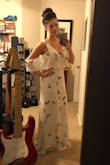 I got this dress for our wedding rehearsal in a Forrest location and it was perfect. Ordered a small and fit great, perfect for our rehearsal photos! - Ashley E.