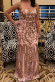 Fit great, good quality. Not too heavy. I was so worried about the size. I wear a S or even XS, so was hesitant to get the M but thank God I did. I read the reviews and even consulted the stylist. Everything steered me into the M. It fit great and only was about .5" too long with my 5" heels. I didn't have to do a thing. Looked and felt great!! - Sandra A.