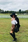 The Carmen sun hat was a prefect hat for a polo match I attended. Would also be great for the Kentucky derby or any classy event ! - Danielle B.
