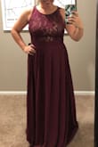 This is so pretty!  The waist is a little bit tight but I'm not sure I would go up a size!  LOVE the neckline on this. - Lindsay B.