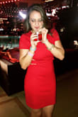 Bought this dress to wear in Vegas and couldn't have loved it more! The material is forgiving for those problem areas and I felt really confident in the dress all night. The red is a show stopper, too! - Lauren C.