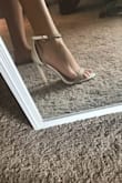 I really like these shoes, very feminine and elegant. They do run slightly large, I'd order half a size down. I gave 4 stars because on one of the shoes the ankle strap has a defect. The holes where you clasp it do not match the other shoe and are uneven. But they are still wearable and no one can tell but me, so it's more of an inconvenience than a huge issue. If they had been more expensive I would've exchanged but gotten the same pair. Beautiful shoe! - Kelly P.