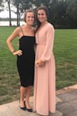 Wore this dress to a more formal wedding and received SO many compliments! Loved the fit and style and was very comfortable! I ordered a small when I normally would be a medium and it fit perfectly, could have probably even gone x-small. You won't go wrong with this dress, it's stunning! - Kathleen L.