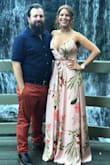 I bought this dress for a wedding in Malibu and the reviews were back and forth on the size. I decided to just go with my gut and get my usual size - medium. It fit like a glove. A bit long but I liked that for drama. The colors are gorgeous. The fabric is stunning. Felt very expensive on. I got a zillion compliments. If you're reading this and you're on the fence, I can promise you... you will look like a million bucks in this dress. It's feminine and simple yet eye catching. I did use fashion tape to secure the fabric on my chest area and wore pasties. Just a little tip. - Micaela B.