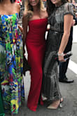 Wore this to a red carpet event and received numerous compliments. It was very snug up top, (given the option I would have ordered a size up) but still stunning. With 4 1/2 inch heels the dress was a little long for everyday, but perfect for an event with limited walking. Definitely recommend. - Jennifer G.