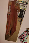 I got the dress (and shoes) in and as soon as I zipped up the dress I new I couldn't wait to see what it looked like. I put on the shoes for the full effect and fell in love! The wedding I got it for hasn't come yet, but I couldn't hold back from snapping a few pics for my husband (which I'll share with you too)!

(*the color in my pictures looks duller than it is. The color matches Lulus picture!) - Jaclyn B.