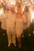 I ordered this dress for our local Diner en Blanc and it was absolutely perfect for the occasion. First of all I read through each and every review to get an idea of what size to order and so I'm hoping to leave a detailed review to possibly help others decide too. The medium fit great up top, but was a little loose in the waist. I normally wear between a size 6 and 4 and so I ultimately ended up ordering a size small too (I was really going for that "fit like a glove" look). However, the size small wasn't really that much smaller in the waist, but was noticeably tighter in the chest and shoulders. I am a swimmer and so I guess you could say my shoulders are a bit broad. All in all, I was very happy with the medium and the dress was actually very comfortable all night long. I also got lots of compliments on it all night long and so that was a nice bonus! - Rana D.