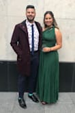 Wore this dress for a wedding and got so many compliments! The green is a super rich color and perfect for fall. It's super versatile since you can wear it a million ways. I didn't give it 5 because I wish the material was different and more dressy looking and less cotton looking. Other than that it's a steal! - Miriam B.