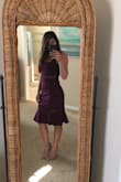 I was a little worried. My event was 3 days away and the dress still hadn't came. When it arrived I was worried I'd have to buy a new dress. However, it fit perfectly, it's very sexy and classy and could rock weddings/night out or if you wear a blazer it might work for work too! Not a single flaw (no strings or distresses). I feel super confident and it hugs all the right places. - Lauren C.