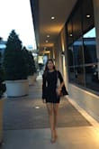 This is my first time placing an order with Lulus and I had doubts about their quality since it's an online store.
But lulus has great quality clothing with affordable prices to go with it!
I wore this dress for my birthday dinner night and received so many compliments. It fit like a glove and the material is thick and doesn't wrinkle. I love the flappy sleeves detail, it's fun and gives that elegant look the same time.
It was a bit short for me, but other than that I LOVED IT! I have a feeling I will wear this a lot during holiday parties too :) - Jihee S.