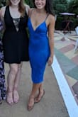 This dress made me feel incredible! Beautiful color, lovely fabric. Loved the zipper detail. My husband looked at me and said You a look like a movie star. It was a winner! - Lauren A.