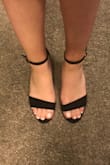 I love this heel! It's the perfect style for my formal event & the perfect height (so I'm not towering over my boyfriend). Read the reviews & ordered 1/2 size down from what I usually wear in dress shoes. Glad I ordered 1/2 size down! - Colette C.