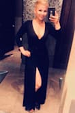 I absolutely fell in love with this dress at first sight and at first fit. The material is exquisitely soft and fit every single one of my curves. I wore this during our vacation to Punta Cana, the weather was a bit humid but the material of the dress kept me cool all night long. My fiance loved how classy and sexy this dressed made me look ;) - Ivette S.