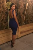 I absolutely loved the dress. The material is comfy and the color flattering. I ordered a M because the S was sold out and had to take it for alterations because it was a little too big. But totally recommend - Stephany G.