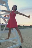 I wore this dress for a beach wedding and it was perfect! I loved it, the color and the shape. 
The only thing was that I hesitated between XS and S, bought S and the upper part was too big given my breast size.. 
I would definitely buy again from Lulus now that I know my size! - Emma L.