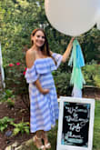 I wore this dress to my baby shower and I felt so beautiful. It is comfortable and breathable material. I received so many compliments on how cute this dress is!! - Brittany C.