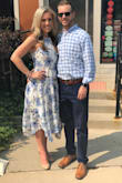 I didn't want to wear only white so I thought this was a good compromise. I love the fit of this dress. It is SO SO flattering. I have never received so many compliments in my life! - Kaitlin O.