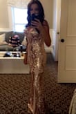 The dress was stunning and fit perfectly except on the rib cage.  I had to fix the back of the dress for me and add boning. In the end it was worth it. - Stacey Q.