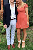 I received SO many compliments on this dress. Absolute favorite thing I've purchased from Lulu's. I wore this to a homecoming event at my bf's college. Perfect late summer/early fall color. The dress was a bit long (came down below my knees) so I actually hemmed the bottom as you can see in the photo. So besides that, this dress was perfect and I can't wait to wear it again! I paired it with Lulu's 'Airis Nude Suede Lace-Up Heels' and Lulu's 'Favorite Charm Gold and Rust Red Tassel Earrings'. - Maggie L.