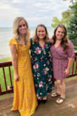 This dress was perfect for my cousins wedding. I am 5'9â" and was worried about the length but it was perfect. I wore flat sandals with the dress but I would've been okay wearing heels too. - Leah B.