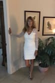 I was pleasantly surprised by how great this dress looked on me.  And, it was actually comfortable to wear, not too tight and moves with you.  No spanx needed!

Biggest problem was getting out of the house before my dog could get it dirty! - Chris B.