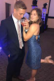 Was so pleased with this dress! It fit exactly how I hoped it would. It's very flattering and classy with the mid length. I wore this to a wedding and received so many compliments. Highly recommend. - Caitlyn R.