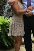 The dress was so comfortable and a great dress to dance in. The pattern on the dress is definitely better in person. It was shorter than I thought but it wasn't too short. - Kim M.