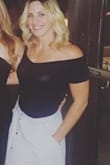 I absolutely love this body suit. The off the shoulders is a sexy touch and it doesn't fall down. - Christine P.