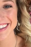 These earrings look exactly like the picture. I like how the back and the front of the earrings both have something dangling. I thought they would be a little heavier but they were very light and I could wear them all night without my earlobes getting sore! - Megan S.